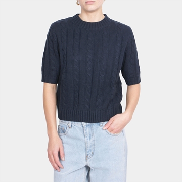 Grunt Knit Top Gru Navy